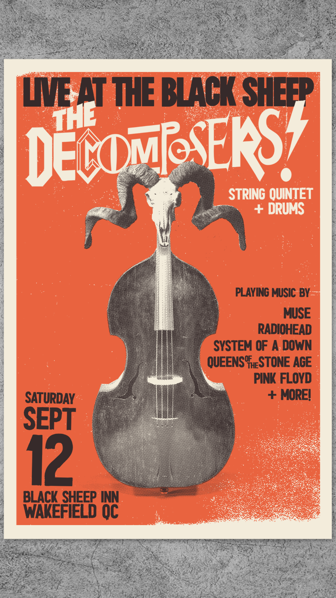 The Decomposers @ Black Sheep - Sept 12, 2026 (Copy)